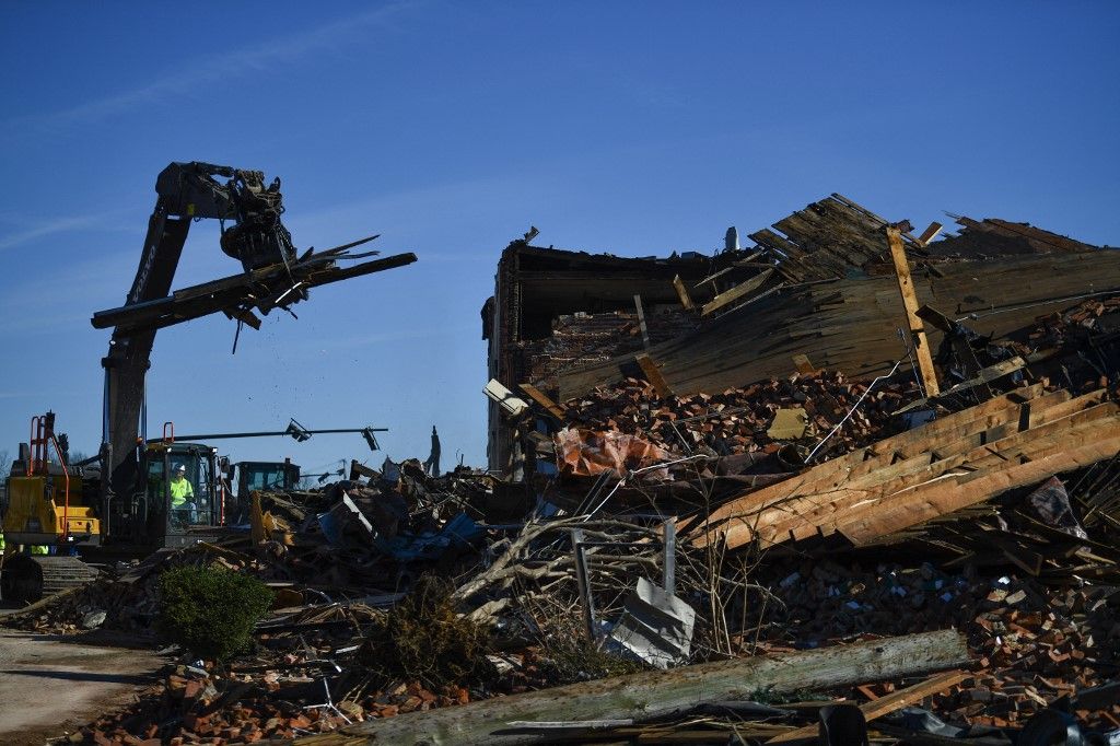 Decenas de personas murieron en Kentucky por el paso de varios tornados que dejaron una estela de destrucción en ese estado de Estados Unidos