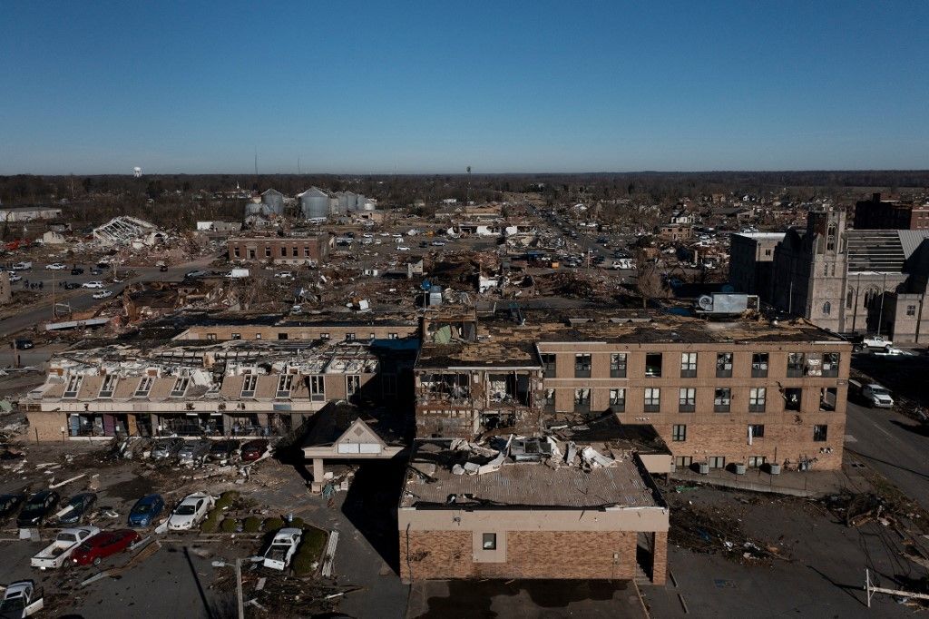 Decenas de personas murieron en Kentucky por el paso de varios tornados que dejaron una estela de destrucción en ese estado de Estados Unidos