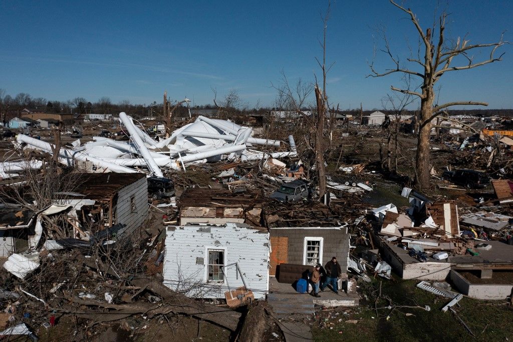 Decenas de personas murieron en Kentucky por el paso de varios tornados que dejaron una estela de destrucción en ese estado de Estados Unidos