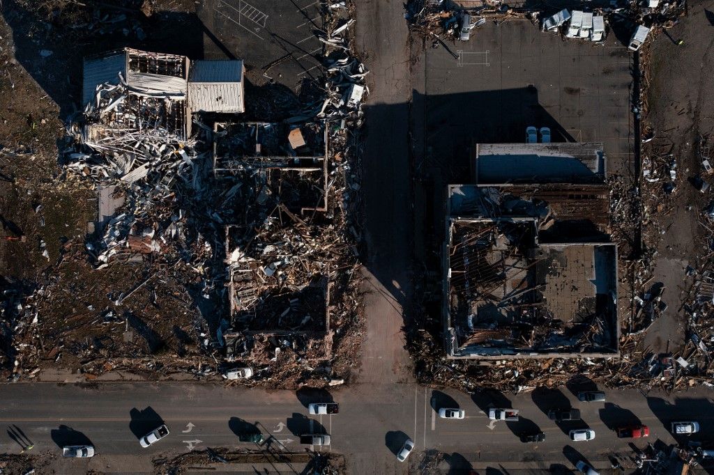 Decenas de personas murieron en Kentucky por el paso de varios tornados que dejaron una estela de destrucción en ese estado de Estados Unidos.