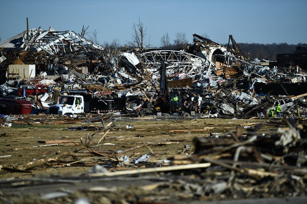 Decenas de personas murieron en Kentucky por el paso de varios tornados que dejaron una estela de destrucción en ese estado de Estados Unidos.