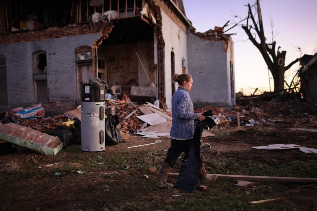 Decenas de personas murieron en Kentucky por el paso de varios tornados que dejaron una estela de destrucción en ese estado de Estados Unidos.