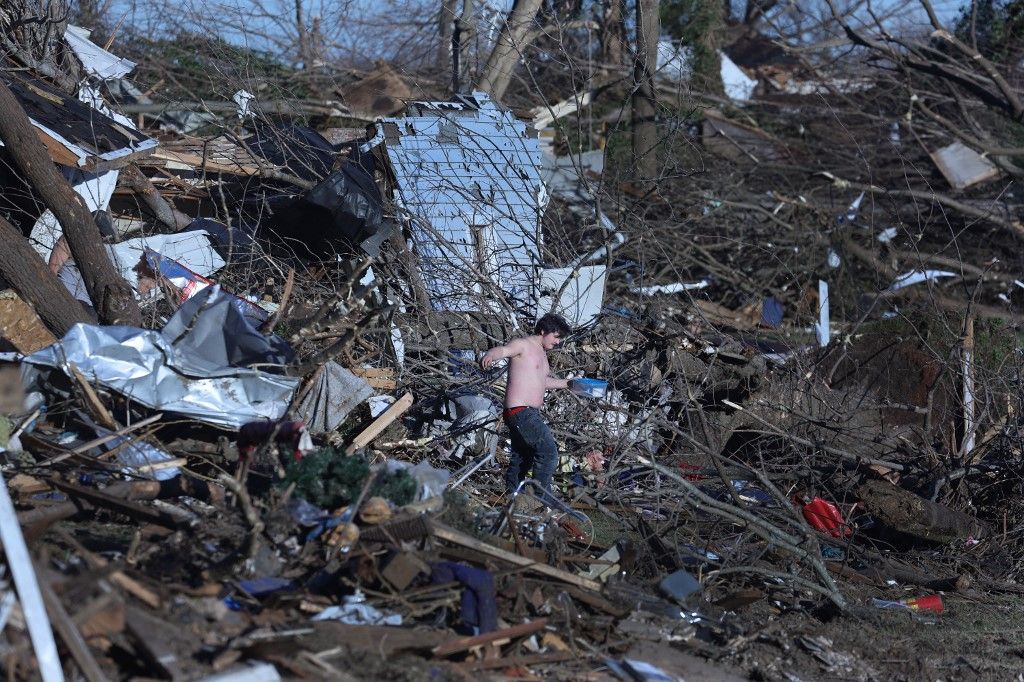 Decenas de personas murieron en Kentucky por el paso de varios tornados que dejaron una estela de destrucción en ese estado de Estados Unidos.