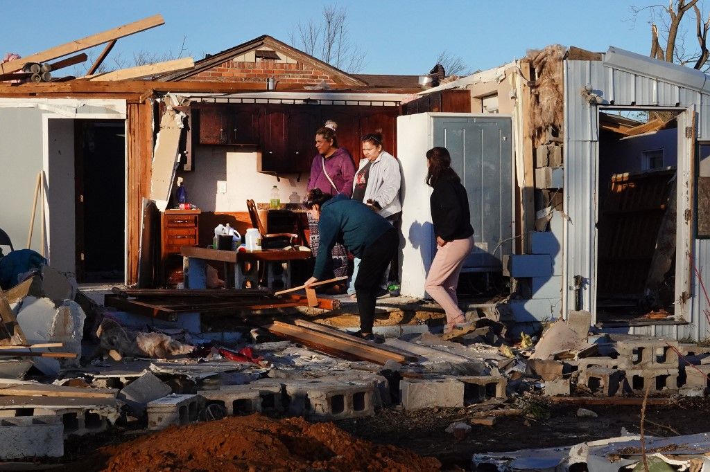 Decenas de personas murieron en Kentucky por el paso de varios tornados que dejaron una estela de destrucción en ese estado de Estados Unidos.