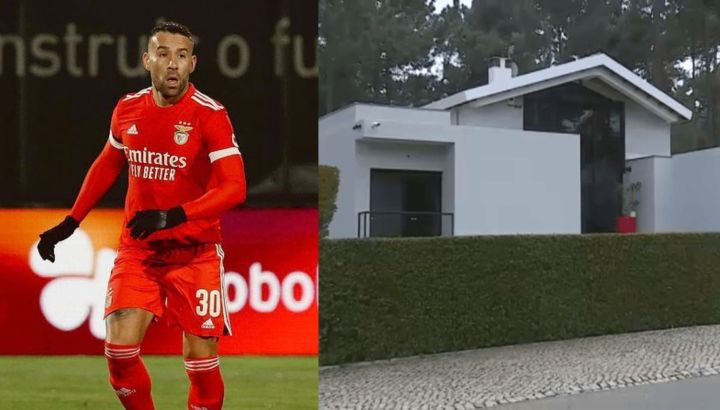 Nicolás Otamendi, jugador del Benfica, víctima de un violento asalto en Portugal. // Correio da Manha