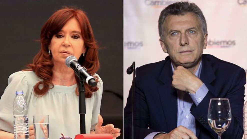 Cristina Fernández de Kirchner y Mauricio Macri.