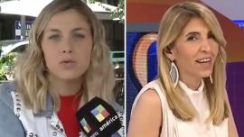 El áspero recibimiento de Karina Iavícoli a Maite Peñoñori en Intrusos: "Otro día lo charlamos"
