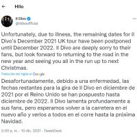 Carlos Marín, cantante de Il Divo fue internado de urgencia