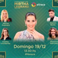 Estos serán los invitados de Mirtha Legrand y Andy Kusnetzoff este fin de semana