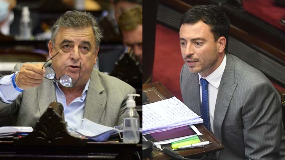 Enfrentados. Mario Negri y Rodrigo De Loredo lideran las bancadas radicales. Ahora se habla de una difícil unidad desde marzo.