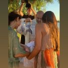 Pampita y Roberto García Moritán celebraron el bautismo de Ana