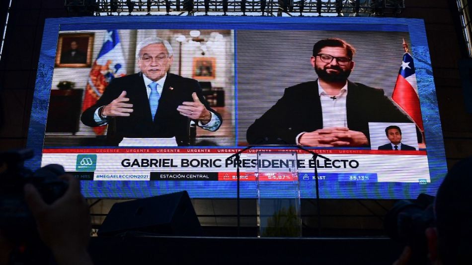 Sebastián Piñera felicitó a su próximo sucesor, Gabriel Boric