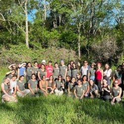 El equipo de profesionales del Centro de Conservación Aguará.