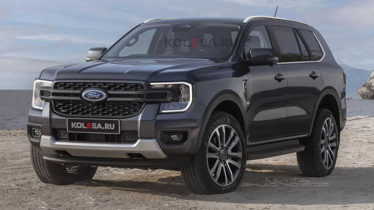 Más proyecciones sobre el diseño del futuro Ford Everest Parabrisas