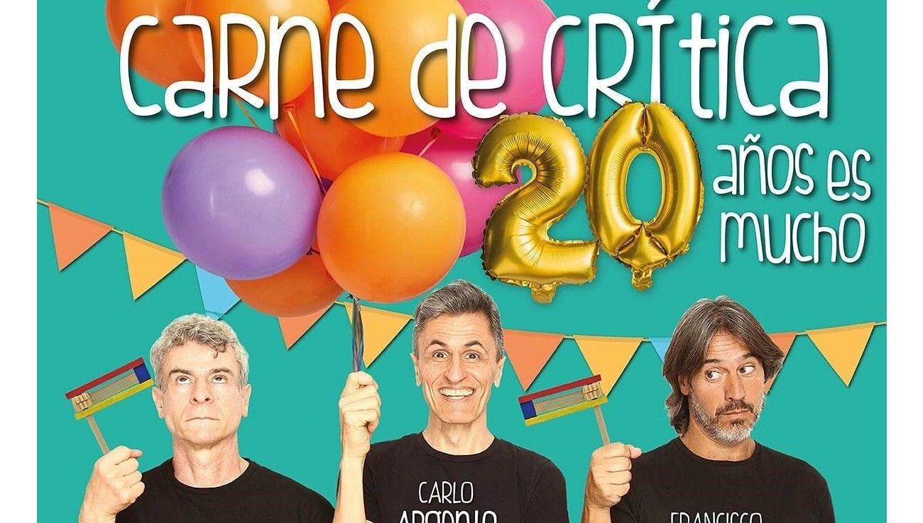 El grupo humorístico Carne de Crítica vuelve a los escenarios para celebrar los 20 años de su primera obra.