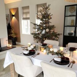 Ideas para decorar la mesa en Navidad