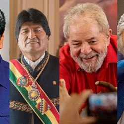 Nicolás Maduro - Evo Morales - Lula da Silva - Pepe Mujica | Foto:cedoc