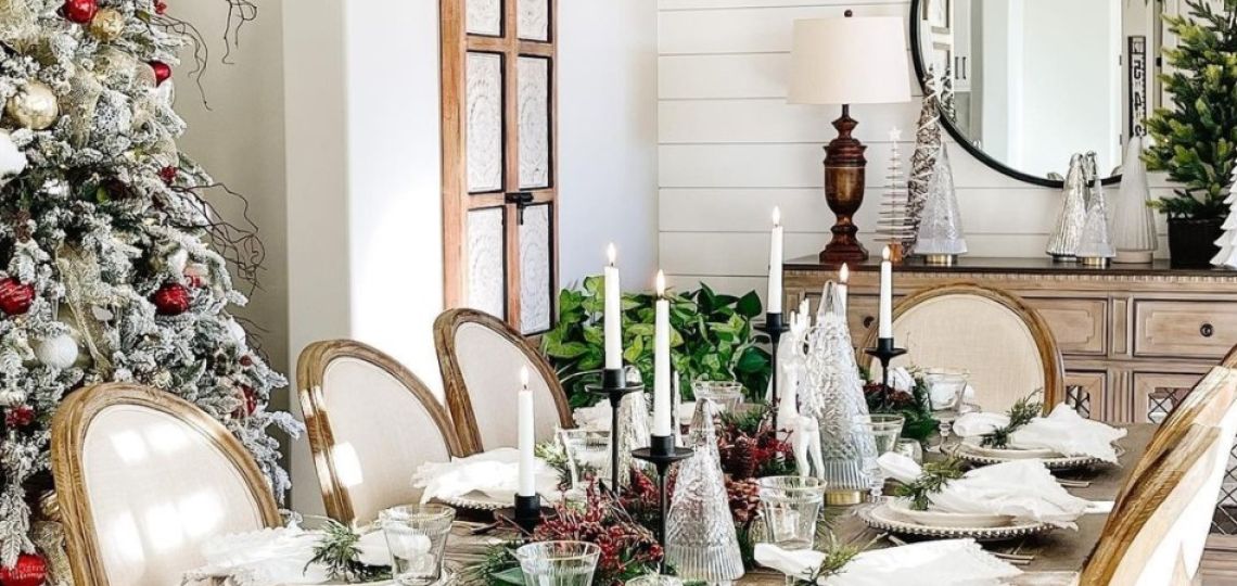 5 Ideas para decorar la mesa en Navidad