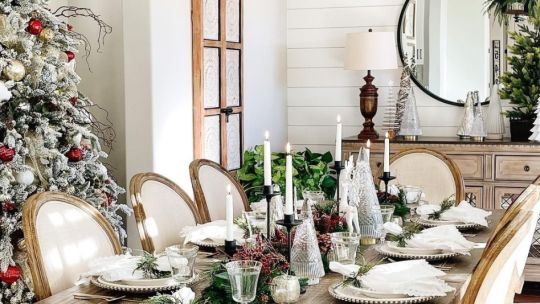 5 Ideas para decorar la mesa en Navidad