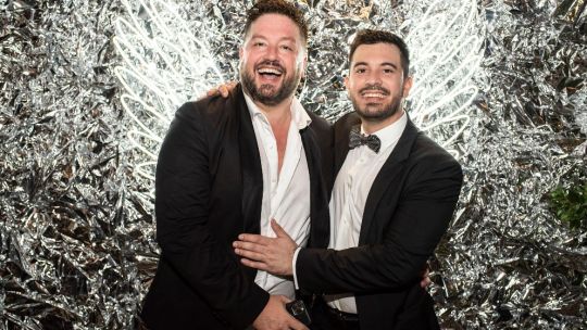 Jorge Lukowski y Nelson Flores celebraron su amor y convocaron a 200 invitados. 