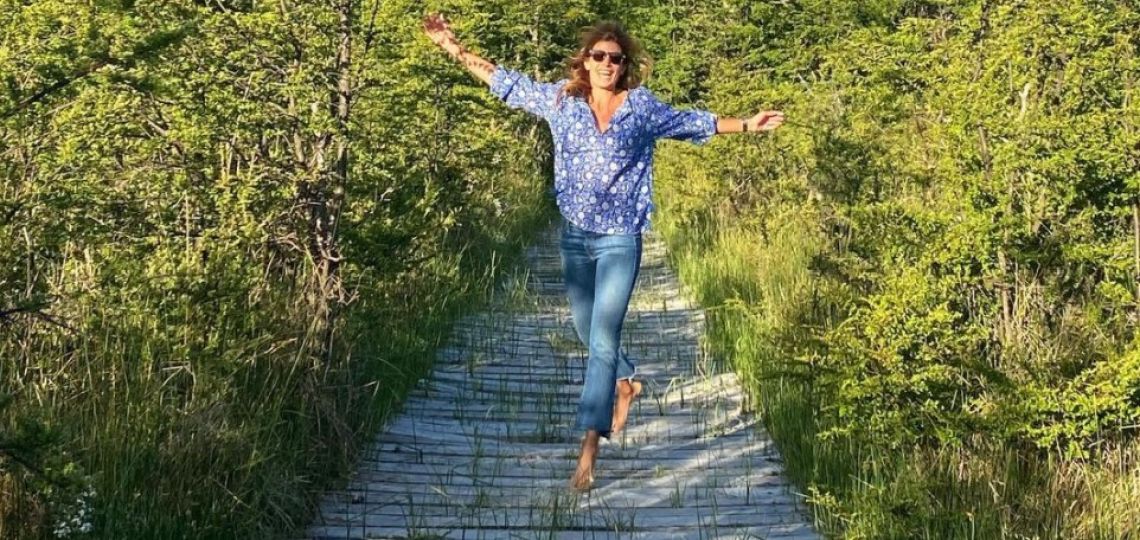 Juliana Awada celebró la Navidad en familia con un look casual