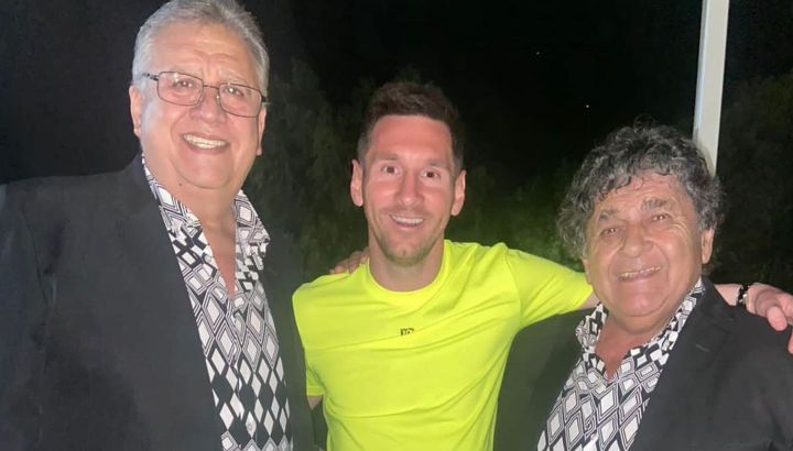 Messi con Los Palmeras