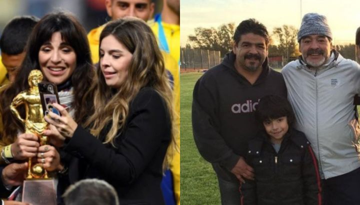 Dalma y Gianinna Maradona despidieron a su tío Hugo en las redes sociales. //Instagram Gianinna Maradona