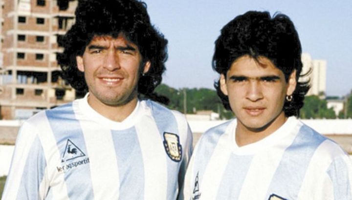 Diego y Hugo Maradona