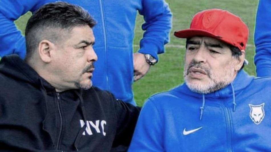 Hugo y Diego Maradona