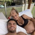 Eliana Guercio confirmó su embarazo con una foto de su pancita de siete meses