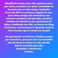 La palabra de Gabo Usandivaras tras la muerte de su hermana