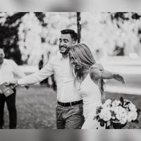 Nicolás Tagliafico y Carolina Calvagni se convirtieron en marido y mujer