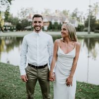 Nicolás Tagliafico y Carolina Calvagni se convirtieron en marido y mujer