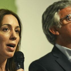 María Eugenia Vidal and Marcelo Villegas.