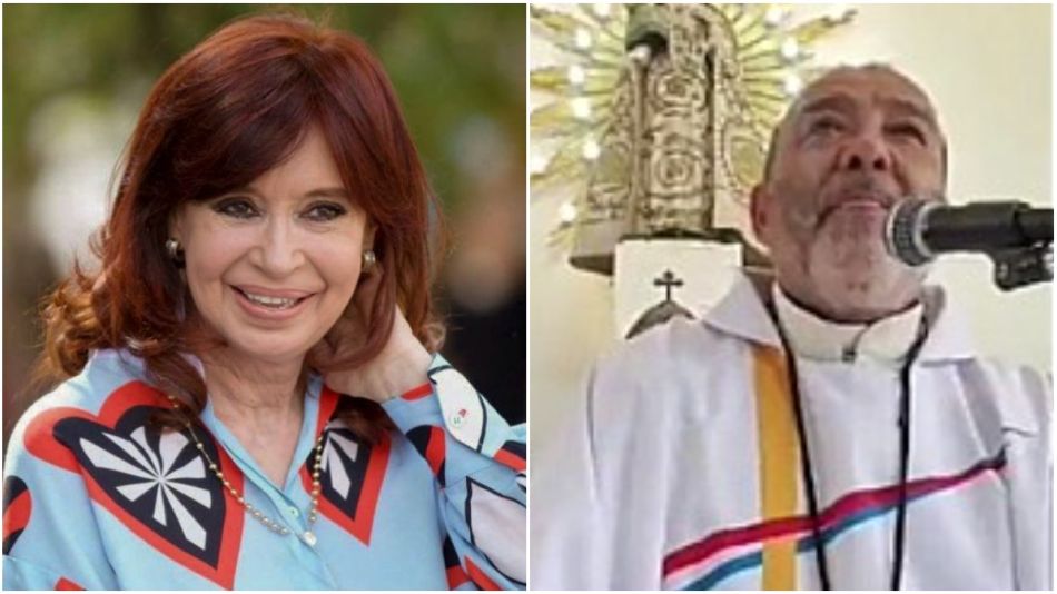Cristina Kirchner usó en un mensaje de fin de año un posteo del cura chileno Oscar Zamora.