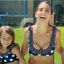 Cinthia Fernández y sus hijas