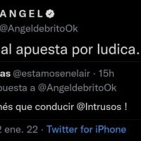 Angel de Brito reveló a quién quiere América como nuevo conductor de Intrusos