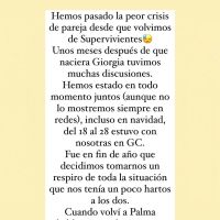 Ivana Icardi vive una crisis con su pareja a meses de dar a luz a su hija