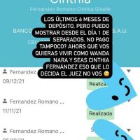 Lapidaria frase de Matías Defederico: "Sos Cinthia Fernández y querés vivir como Wanda Nara"