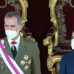 Letizia Ortiz y el rey Felipe VI