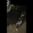 accidente auto flor jazmin peña y agustin franzooni