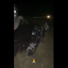 accidente auto flor jazmin peña y agustin franzooni