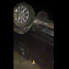 accidente auto flor jazmin peña y agustin franzooni