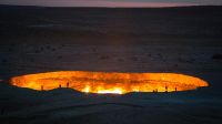Cráter de gas de Darvaza o "Puerta del infierno" 20220110