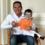 Javier Naselli y su hijo