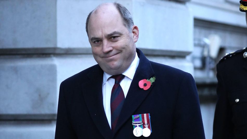  Ben Wallace, secretario de Defensa británico 202220111