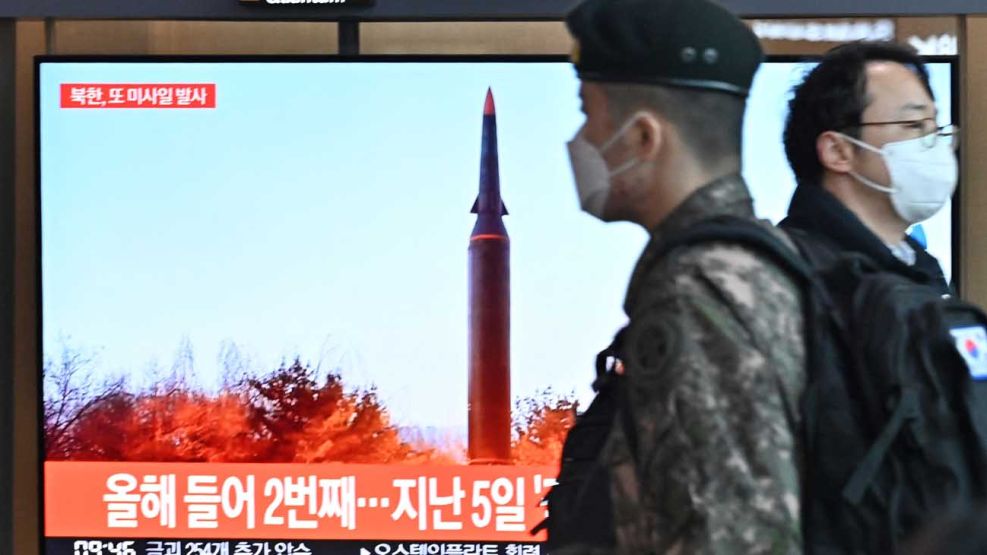 lanzamientos de misiles de Corea del Norte 20220111