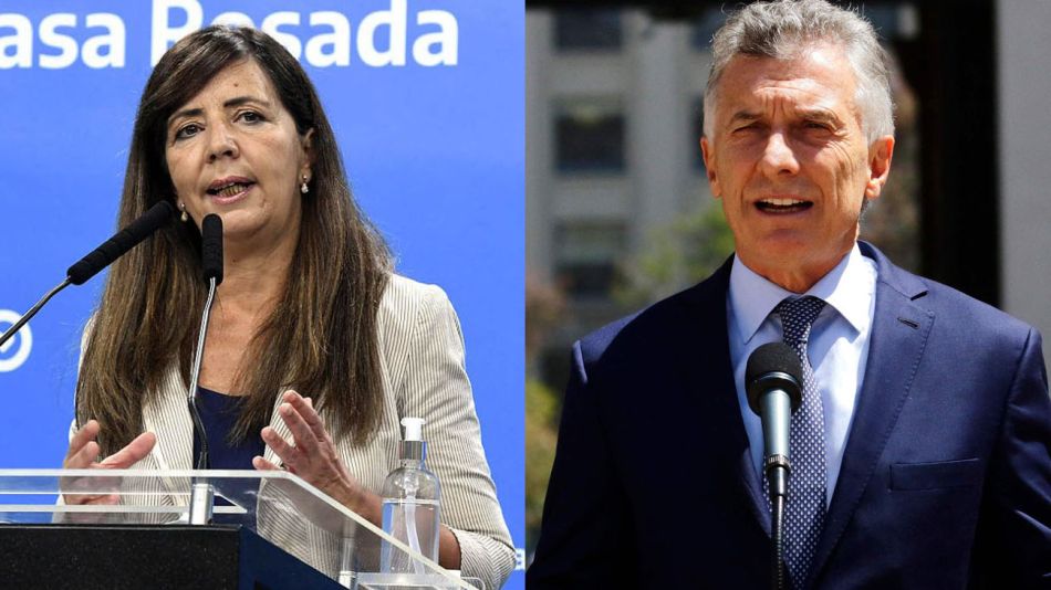 Gabriela Cerruti y Mauricio Macri 20220112
