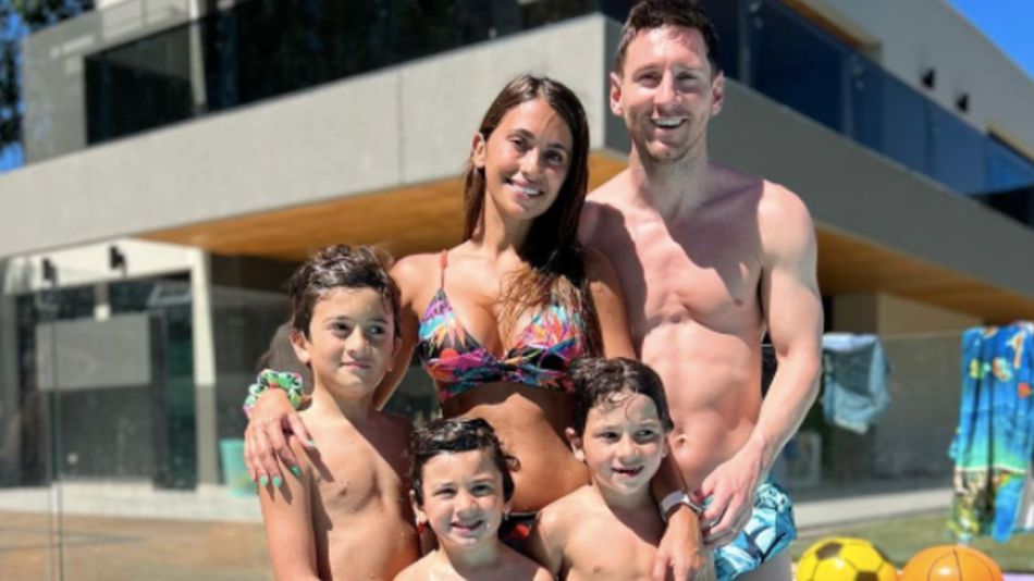 La tierna publicación de los hijos de Lionel Messi tras recibir el alta de covid 
