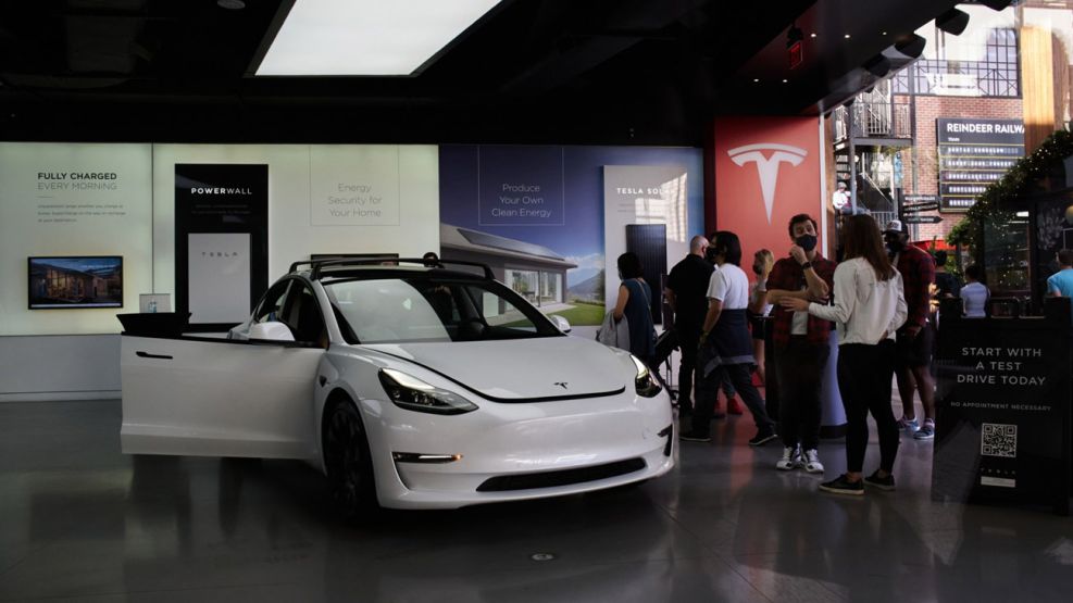 Tesla vehículos eléctricos 20220112